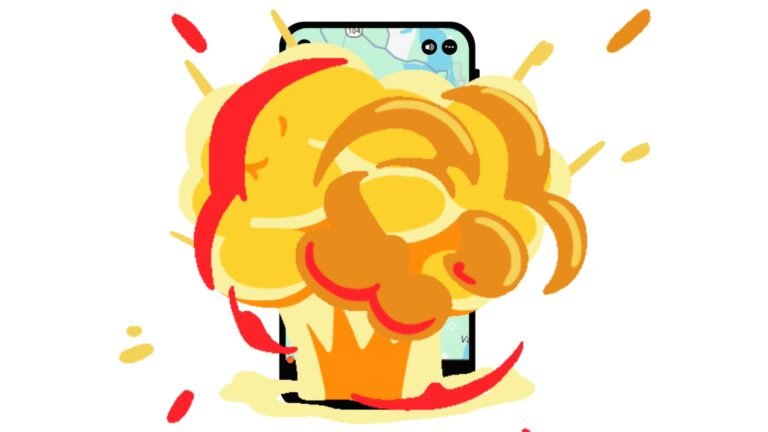 exploding phone